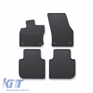 Rubber Car Mats Geyer & Hosaja suitable for Skoda Kodiaq II 2024+ 4 Pieces, Black 924/4C