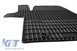 Rubber Car Mats Geyer & Hosaja suitable for VW Transporter T5 2003-2014 / T6 After 2015, 1 Piece, Black 809/1C