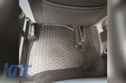 Rubber Car Mats Geyer & Hosaja suitable for VW Polo 2009-2017 / Skoda Fabia 2014+ / Seat Ibiza 2008-2017 4 Pieces, Black 842/4C-image-6317069