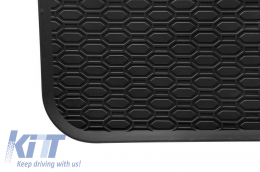 Rubber Car Mats Geyer & Hosaja suitable for Citroen C4 Aircross, Peugeot 4008 2012-2017, Mitsubishi ASX after 2010, 4 Pieces, Black 857/4C