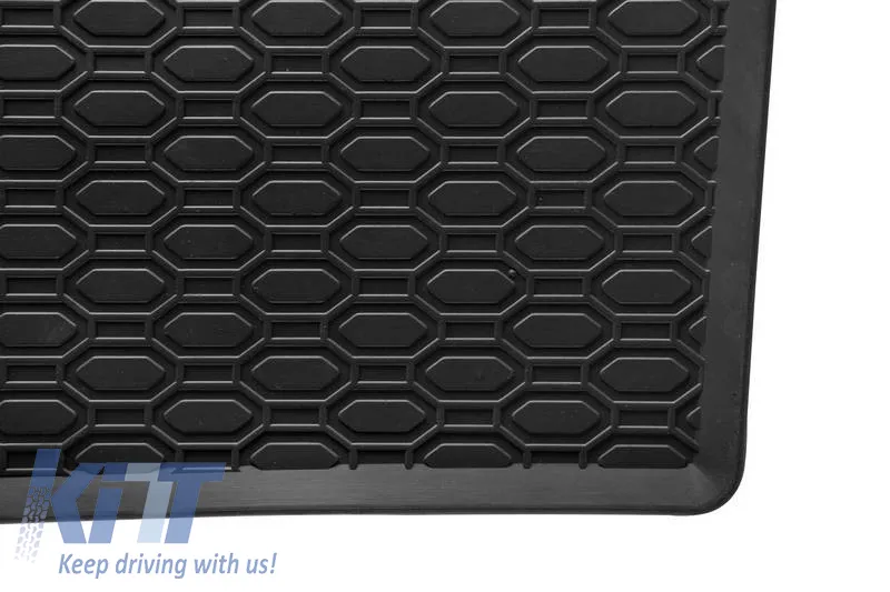 Rubber Car Mats Geyer & Hosaja suitable for Mercedes Cla C117 2013-2019, Gla X156 2013-2020, A Class W176 2012-2018, B Class W246 2011-2019, 4 Pieces, Black 852/4C