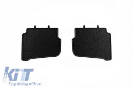 Rubber Car Mats Geyer & Hosaja suitable for Volkswagen Polo 2001-2009 / Fox 2005-2010 / Skoda Fabia 1999-2008 / Seat Ibiza / Cordoba 2002-2008 4 Pieces Black 910/4C-image-6316958