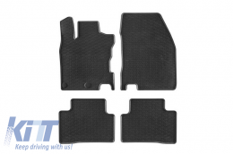 Rubber Car Mats Geyer & Hosaja suitable for Nissan Qashqai J11 2014-2021 4 Pieces Black 871/4C