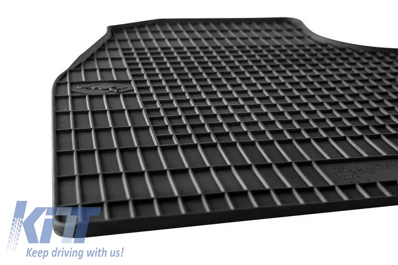 Rubber Car Mats Geyer & Hosaja suitable for Mercedes Sprinter 2006-2014, VW Crafter 2006-2017, 1 Piece, Black 803/1C