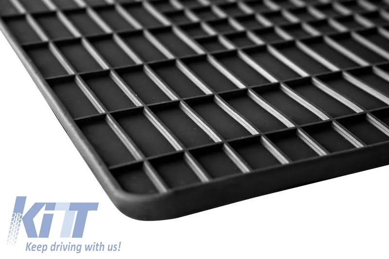 Rubber Car Mats Geyer & Hosaja suitable for Mercedes Sprinter 2006-2014, VW Crafter 2006-2017, 1 Piece, Black 803/1C