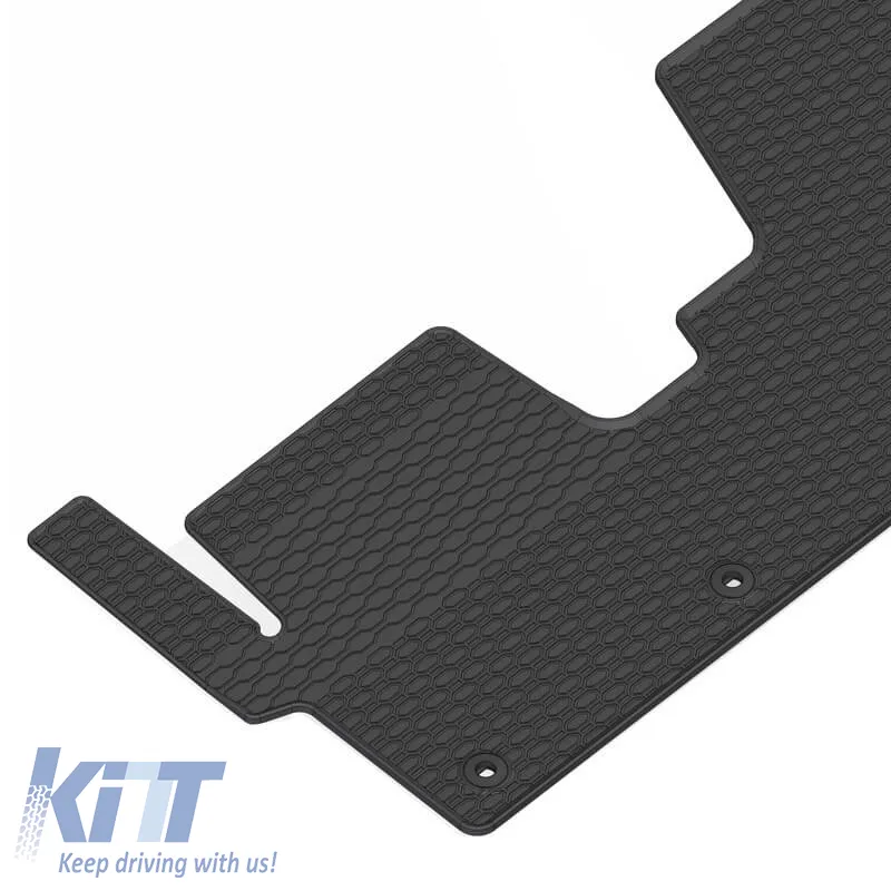 Rubber Car Mats Geyer & Hosaja suitable for Citroen Jumpy III 2016+, Fiat Scudo III 2022+, Peugeot Expert III 2016+, Opel Vivaro C 2019+, Toyota Proace II 2016+ 1 Piece, Black 929/1C