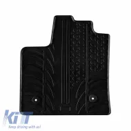Rubber Car Mats Gledring 0024 suitable for Renault Express Cargo Manual 2021 - Black 2 Pieces-image-6304650