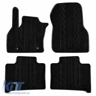 Rubber Car Mats Gledring 0027 suitable for Renault Zoe Hatchback 2012- / Facelift 2019- Black 4 Pieces-image-6304625