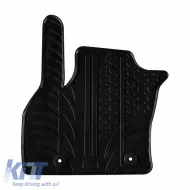Rubber Car Mats Gledring 0027 suitable for Renault Zoe Hatchback 2012- / Facelift 2019- Black 4 Pieces-image-6304626