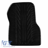 Rubber Car Mats Gledring 0027 suitable for Renault Zoe Hatchback 2012- / Facelift 2019- Black 4 Pieces-image-6304627