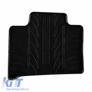 Rubber Car Mats Gledring 0027 suitable for Renault Zoe Hatchback 2012- / Facelift 2019- Black 4 Pieces-image-6304628