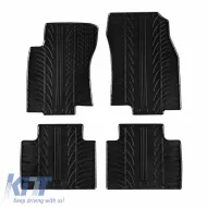 Rubber Car Mats Gledring 0030 suitable for Renault Koleos II 2017- Black 4 Pieces-image-6304632