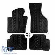 Rubber Car Mats Gledring 0063 suitable for VW Passat B6/3C 2005-2010 Black 4 Pieces