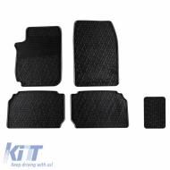 Rubber Car Mats Gledring 0115 suitable for Citroen Xsara Picasso 2010- Black 5 Pieces