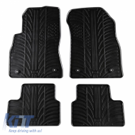 Rubber Car Mats Gledring 0184 suitable for Chevrolet Cruze 2009-2016 Black 4 Pieces