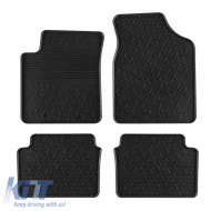 Rubber Car Mats Gledring 0195 suitable for Hyundai I10 2008-2013 Black 4 Pieces