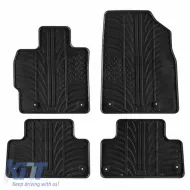 Rubber Car Mats Gledring 0213 suitable for Mazda CX-7 2007- Black 4 pieces-image-6291359