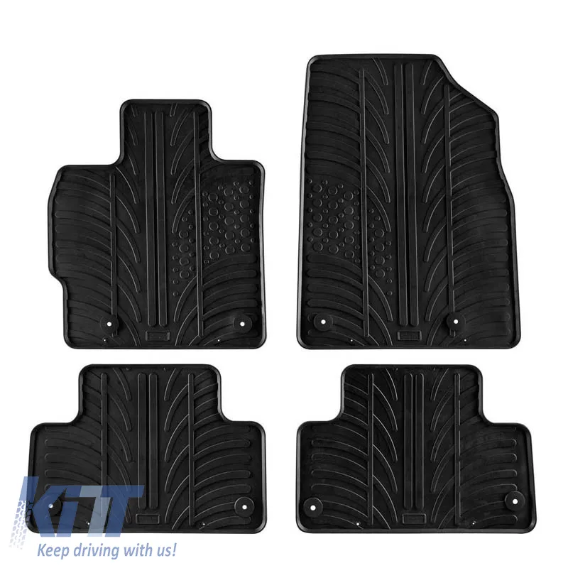 Rubber Car Mats Gledring 0213 suitable for Mazda CX-7 2007- Black 4 pieces