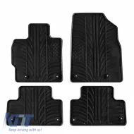 Rubber Car Mats Gledring 0213 suitable for Mazda CX-7 2007- Black 4 pieces-image-6291360