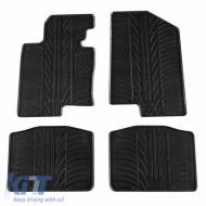 Rubber Car Mats Gledring 0237 suitable for Kia Optima 2012- Black 4 Pieces