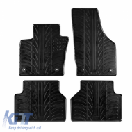 Rubber Car Mats Gledring 0249 suitable for Audi Q3 2011-2018 Black 4 Pieces