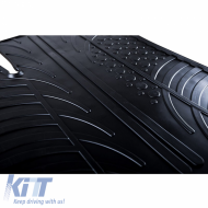 Rubber Car Mats Gledring 0274 suitable for Ford Mondeo 2011-2015 5 Doors Black 4 Pieces