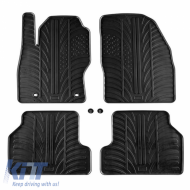 Rubber Car Mats Gledring 0281 suitable for Ford Focus 2004-2011 Black 4 Pieces