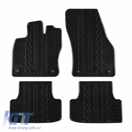 Rubber Car Mats Gledring 0313 suitable for Seat Ateca 2016- / Cupra Ateca SUV 2016- Black 4 Pieces