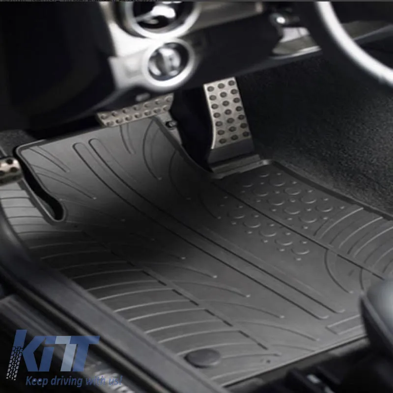 Rubber Car Mats Gledring 0324 suitable for Mercedes E-Class W211 2002-2009 / CLS W219 4 pieces