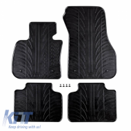 Rubber Car Mats Gledring 0345 suitable for BMW Series 2 F45 Active Tourer 2014- Black 4 Pieces