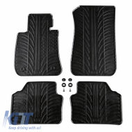 Rubber Car Mats Gledring 0350 suitable for BMW E90/E91 2005-2011 / BMW E92/E93 2008-2012 Black 4 Pieces