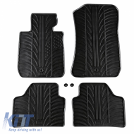 Rubber Car Mats Gledring 0352 suitable for BMW X1 E84 2009-2015 Black 4 Pieces
