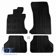 Rubber Car Mats Gledring 0358 suitable for BMW Series 5 E60 / E61 2004-2009 Black 4 Pieces
