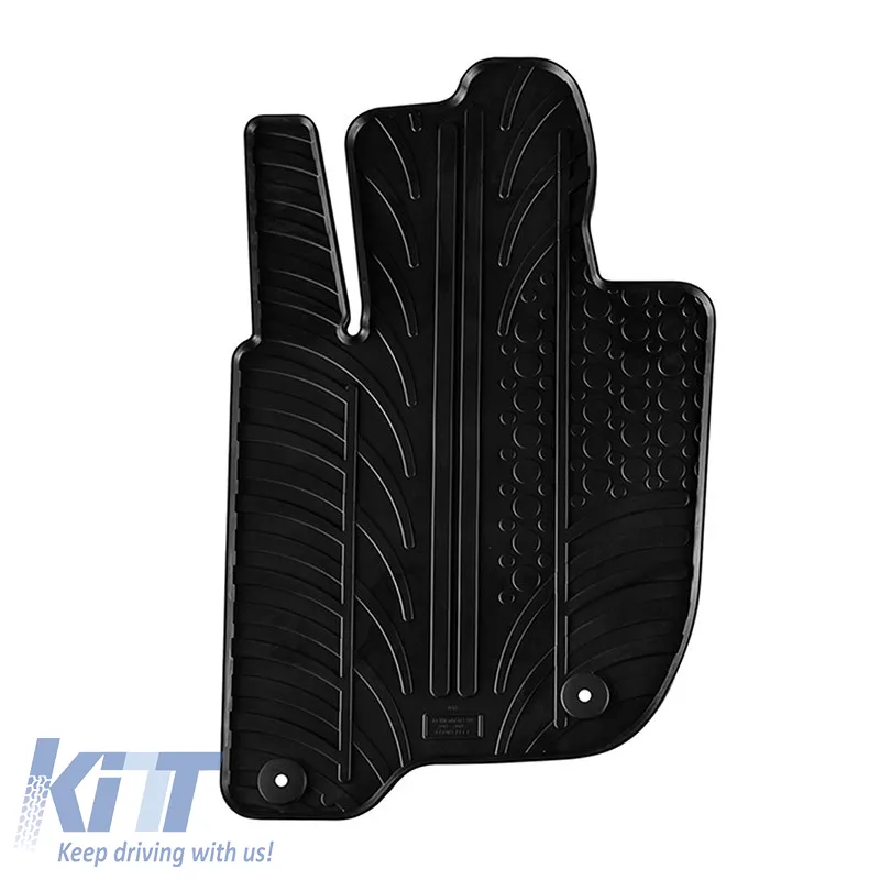 Rubber Car Mats Gledring 0365 suitable for Mitsubishi L200 2015-2019 / Mitsubishi L200 2019- Black 4 Pieces