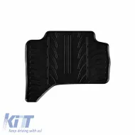 Rubber Car Mats Gledring 0365 suitable for Mitsubishi L200 2015-2019 / Mitsubishi L200 2019- Black 4 Pieces-image-6304492