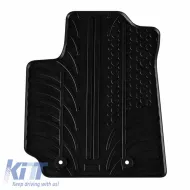 Rubber Car Mats Gledring 0417 suitable for Hyundai I10 Hatchback 2020- Manual Black 4 Pieces-image-6304495