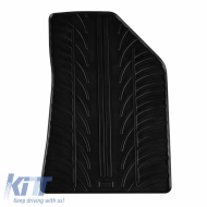 Rubber Car Mats Gledring 0417 suitable for Hyundai I10 Hatchback 2020- Manual Black 4 Pieces