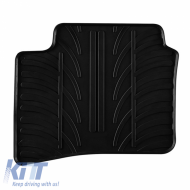 Rubber Car Mats Gledring 0417 suitable for Hyundai I10 Hatchback 2020- Manual Black 4 Pieces