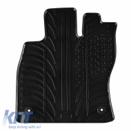Rubber Car Mats Gledring 0479 suitable for Skoda Octavia IV Combi / Sedan 5 Doors 2019 - Black 4 Pieces