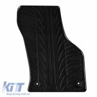 Rubber Car Mats Gledring 0479 suitable for Skoda Octavia IV Combi / Sedan 5 Doors 2019 - Black 4 Pieces