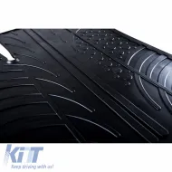 Rubber Car Mats Gledring 0479 suitable for Skoda Octavia IV Combi / Sedan 5 Doors 2019 - Black 4 Pieces-image-6304507