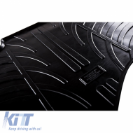 Rubber Car Mats Gledring 0479 suitable for Skoda Octavia IV Combi / Sedan 5 Doors 2019 - Black 4 Pieces