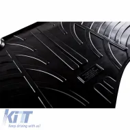Rubber Car Mats Gledring 0479 suitable for Skoda Octavia IV Combi / Sedan 5 Doors 2019 - Black 4 Pieces-image-6304508