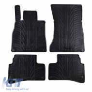 Rubber Car Mats Gledring 0503 suitable for Mercedes W222 2013- Black 4 Pieces