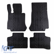 Rubber Car Mats Gledring 0504 suitable for Mercedes GLC X253 2015- Black 4 Pieces