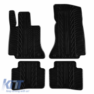 Rubber Car Mats Gledring 0514 suitable for Mercedes-Benz C-Class W206 2021+ Black 4 Pieces