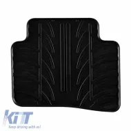 Rubber Car Mats Gledring 0514 suitable for Mercedes-Benz C-Class W206 2021+ Black 4 Pieces-image-6304469