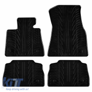 Rubber Car Mats Gledring 0539 suitable for BMW X6 G06 2019- Black 4 Pieces