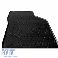 Rubber Car Mats Gledring 0559 suitable for Ford Transit Custom Kombi Furgon 2016-2017 Black 2 Pieces