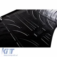 Rubber Car Mats Gledring 0583 suitable for Fiat 500E Hatchback 2020 - Black 4 Pieces-image-6304532